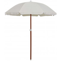 Aurinkovarjo terästanko 180 cm hiekka