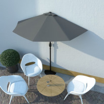 Aurinkovarjo ulkotiloihin alumiinitanko 270x135cm