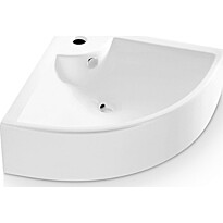 Pesuallas Bathco Oporto, Ø660mm, valkoinen