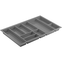 Ruokailuvälinelaatikko Beslag Design Basic 800, 725x473mm, harmaa, Verkkokaupan poistotuote