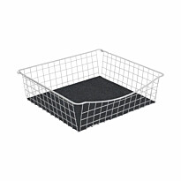 Laatikkomatto lankakoriin Beslag Design, 425x660mm, harmaa