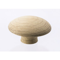 Nuppivedin Beslag Design Mushroom, Ø50x29mm, puuvalmis tammi