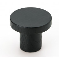 Nuppivedin Beslag Design Circum, Ø33x28mm, musta