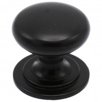 Nuppivedin Beslag Design Mynta, Ø32x30mm, musta