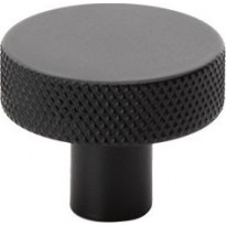 Nuppivedin Beslag Design Flat, Ø32x24mm, musta