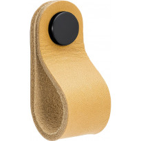 Vedin Beslag Design Loop Round, nahka, vaalea/musta