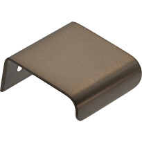 Profiilivedin Beslag Design Lip, 38x40x1.5mm, ruskea messinki