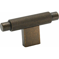 Nuppivedin Beslag Design Arpa T, 70mm, antiikkimessinki