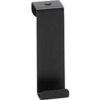 Koukku oveen Bemeta Dark, 25x34x85 mm, musta
