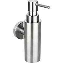 Saippua-annostelija Bemeta Neo, 150ml, 55x85x175 mm, hopea