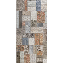 Käytävämatto Benina Patchwork ruskea monivärinen