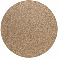 Pyöreä matto Benina Natural Circle, sisä- ja ulkokäyttöön, ruskea, eri kokoja