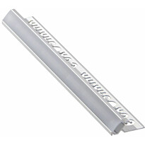 LED-laattalista/ulkokulma Euroshrink 300A, 45°, alumiini, 12mm x 2.5m, eri värejä