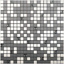 Mosaiikkilaatta itseliimautuva Euroshrink A04,  30.5x30.5cm, metalli-/kristalli