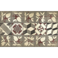 Matto Beija Flor Magnolia, 60x97cm, beige/harmaa/punertava