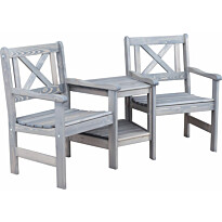 Puutarhapenkki välipöydällä Baltic Garden Europe Loveseat er värejä