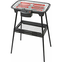 Sähkögrilli Easy Cooking 2000W jaloilla musta