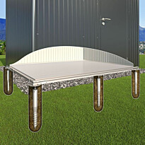 Perustus puutarhavajaan Biohort HighLine H6 SmartBase Plus alumiini