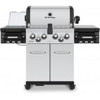 Kaasugrilli Broil King Regal S 490 IR, 4 poltinta, sivukeitin infrapunalla, varraspaahdin