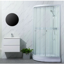 Suihkukaappi Bathlife Ideal pyöreä 900 x 900 mm