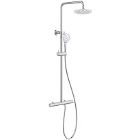 Sadesuihkusetti Bathlife Brusa, termostaattihanalla, suihkupää ⌀240mm, kiiltävä kromi