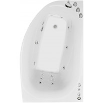 Poreamme Bathlife Trivsam Plus, 1600x1000mm, oikea, valkoinen