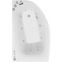 Poreamme Bathlife Trivsam Plus, 1600x1000mm, vasen, valkoinen