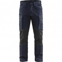 Housut Blåkläder 1459 Stretch denim, mariininsininen/musta