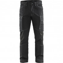 Housut Blåkläder 1459 Stretch denim, musta