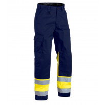 Huomiohousut Blåkläder 1564 Highvis, sininen/keltainen