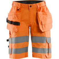 Riipputaskushortsit Blåkläder 1586 Highvis Stretch, huomio-oranssi
