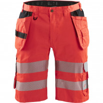 Riipputaskushortsit Blåkläder 1586 Highvis Stretch, huomiopunainen