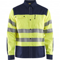 Paita Blåkläder 3255 Highvis, huomiokeltainen/sininen