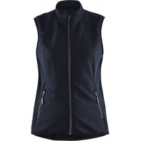 Naisten softshell-liivi Blåkläder 3851, tumma mariininsininen/musta