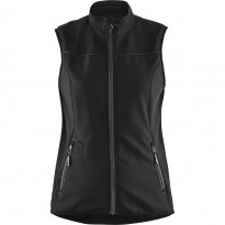 Naisten softshell-liivi Blåkläder 3851, musta/tummanharmaa
