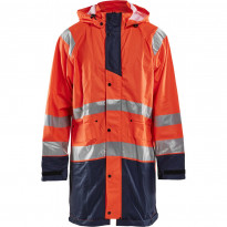 Sadetakki Blåkläder 4324 Highvis, huomio-oranssi/sininen