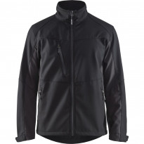 Softshell-takki Blåkläder 4950, musta/tummanharmaa