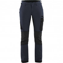 Naisten housut Blåkläder 7122 Stretch, tummansininen/musta