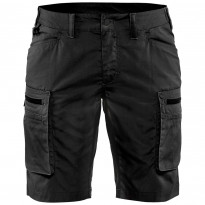 Naisten shortsit Blåkläder 7149 Stretch, musta