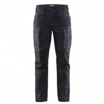 Naisten housut Blåkläder 7159 Stretch denim, mariininsininen/musta