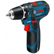 Akkuporakone Bosch Professional GSR 12V-15, 12V, 2x2.0Ah akuilla, L-Boxx