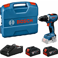 Akkuporakone Bosch Professional GSR 18V-65, 18V, 2x5.0Ah akuilla + L-Case