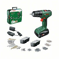 Akkuporakone Bosch EasyDrill 18V, 1x1.5Ah, 241-osainen tarvikesarja + SystemBox
