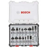 Jyrsinteräsarja Bosch Professional HM Mixed Application, 8mm, 15 osaa