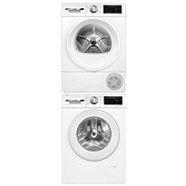 Pesukone ja kuivausrumpu Bosch WGG254FLSN-WQG2420ASN Serie 6, 10/8kg, valkoinen