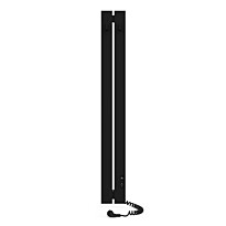 Sähköinen pyyhekuivain ajastimella Boston2 120W, 150x1200, musta