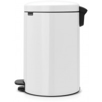 Poljinroska-astia Brabantia NewIcon, 20L, metallinen sisäastia, White