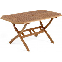 Pöytä Everton, taitettava, 85x150cm, ruskea