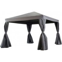 Paviljonki Biella 3x3m, antrasiitti/harmaa