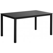Ruokapöytä Rana, 150cm, musta